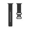 Ocean Strap For Apple Watch Ultra 1 2 3 49mm Band Silicone Original 1:1 bracelet For iWatch Series 9 8 7 6 5 4 SE 45mm 44mm 42mm