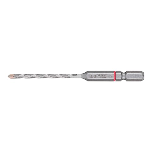 VESSEL CPD-3.0 Cushion Drill Bit for Porcelain Tiles Diameter 0.12 Inch (3.0 Mm) Set of 1