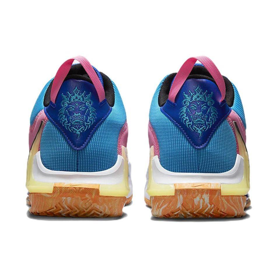 Nike LeBron Witness 7 Hyper Royal Pink Men Sneakers Blue Blue-Lightning White DM1123-400
