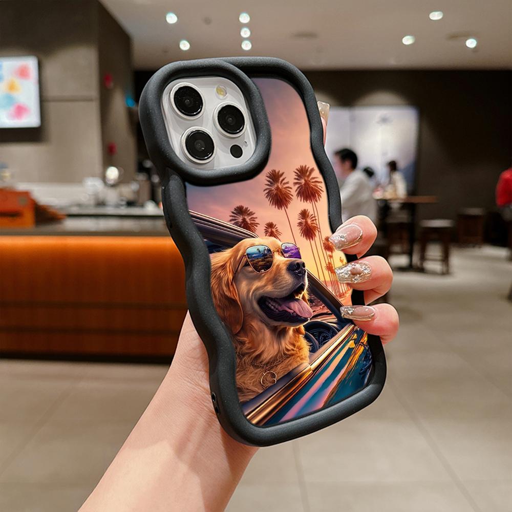 Ae76 Dog Color Doodle Design Art защитные чехлы для телефонов Samsung S24 Plus S23 Ultra A14 A55 A06 Honor X9b Motorola OnePlus Big Wave TPU задняя крышка