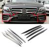 For Mercedes Benz E Class W213 AMG 2016-2019 Carbon Fiber Color Exterior Part Modify Front Fog Light Foglight Grille Frame Trim
