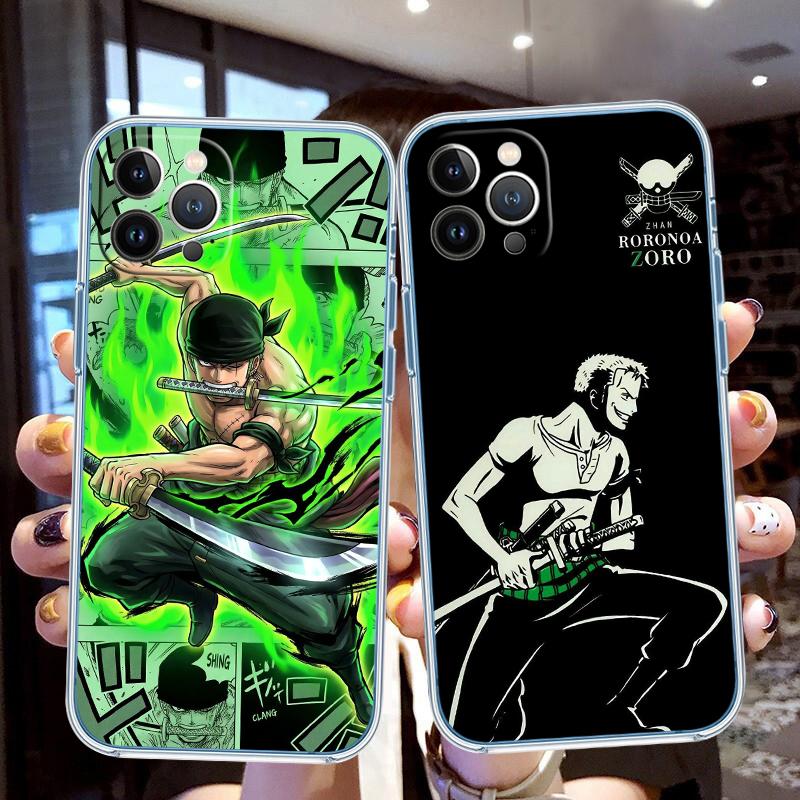 FM50 Zoro One Piece Soft Shell Transparent Phone Case for Samsung Galaxy A04 A04S A14 A23 A34 A54 M23 M33 M52 M53
