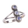 Natural Tanzanite Gemstone 925 Solid Sterling Silver Jewelry Ring Size 9 W3i06