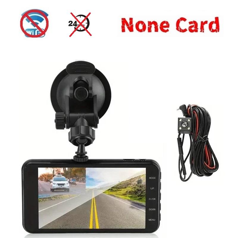 4-Inch HD Dual-Lens Touchscreen WiFi Car Dashcam