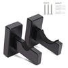 2Pcs with Screws Hockey Stick Stand Display Rack Bracket Wall Mount Hanger Baseball Bat Holder