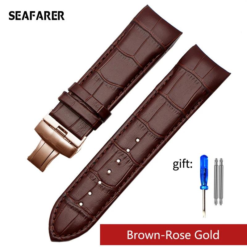 Watch Accessories for Tissot Tutu T035 Leather Strap T035627 T035617 T035407 T035410A Men's Watch Strap