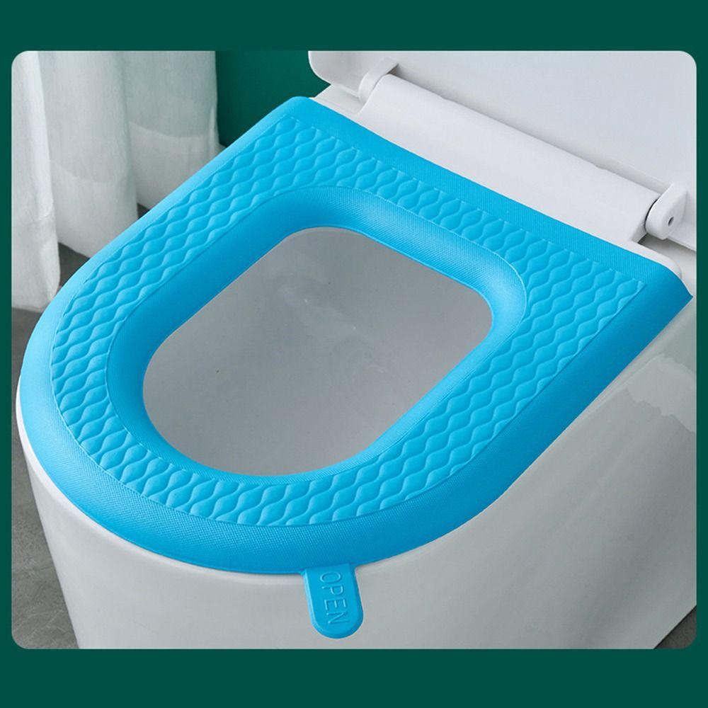 Household Silicone Reusable Toilet Cover Bathroom Accessories Toilet Seat Cushion Toilet Seat Pad