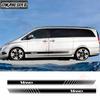 2 шт., виниловая наклейка с боковыми полосками для автомобиля для Mercedes Benz Viano, наклейки для декора кузова, двери, экстерьера