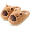 Fashion Women Cute Cartoon Slippers Bedroom Soft Sole Non Slip Plush Slippers Female Winter Thick Bottom Indoor Home Warm Cotton Slides