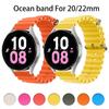 Ocean Band для часов Samsung Galaxy watch 4, 5, 44 мм, 40 мм, 5 pro, 45 мм, силиконовый спортивный ремешок, 20 мм, 22 мм, браслет galaxy 4 classic, 42 мм, 46 мм