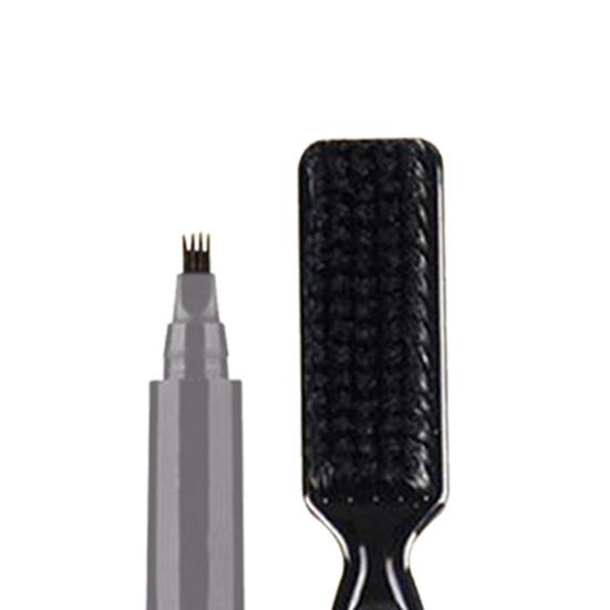 Карандаш для заполнения бороды Используйте простой многоцелевой натуральный набор из 4 наконечников для заполнения бороды для макияжа