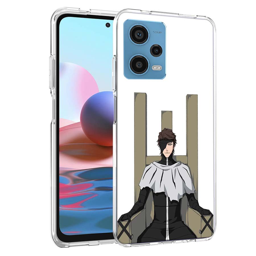 Чехол для телефона Bleach Айзен Соуске для Redmi Note 13 12 14 15 Pro Plus 13R 11 11T 11E 11S 10 Pro 10S 9 9S Прозрачный ТПУ Чехол