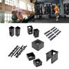 Metal Pipe Sliding Sleeve Fitness Equipment Hollow Plastic Sleeve Glides Square Tube Sleeve Fitness Equipment Accessories
