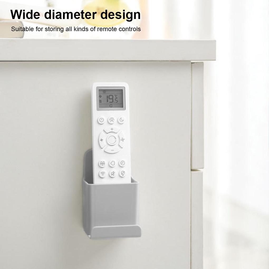 Органайзер для пульта дистанционного управления для гостиной, ванной комнаты, кухни, настенное крепление, держатель для пульта управления с отверстием для зарядки, для отеля