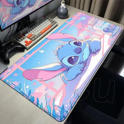 MINISO Новый Милый Коврик для Мыши с Обоями Каваий Коврик для Мыши для ПК Клавиатуры Аксессуары для Ноутбука Игровые XXL Lockeage Нескользящий Резиновый Настольный Коврик