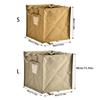 Foldable Outdoor Camping Multifunction Trash Storage Box Large Capacity Folding Trash Can Trash Storage Basket with Rope
