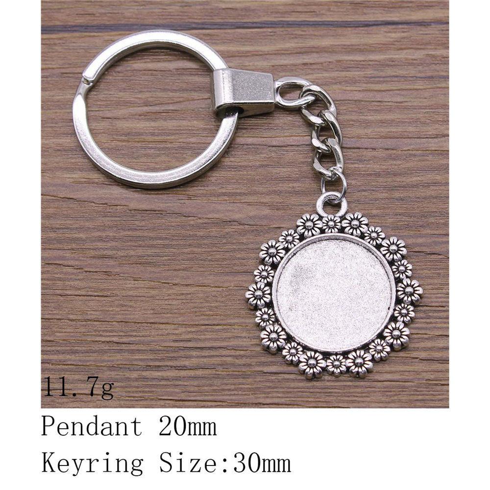 Брелок ко Дню святого Валентина, круглый стеклянный кабошон, подставка для ключей, брелки для ключей, принадлежности для творчества, цепочка для женщин