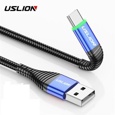 USLION 3A, 2 м, USB-кабель типа C, зарядное устройство для мобильного телефона, тип C, быстрая зарядка, шнур передачи данных Andriod Microusb