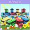 Высококачественный мини-автобус в девяти цветах с открывающимися дверями, развивающий игровой набор