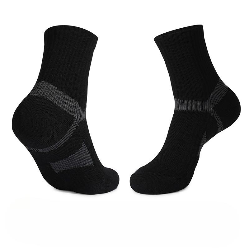 Women's Thick Hair Ring Professional Badminton Tennis Reinforced Arch Boneless Non Slip Tube Socks