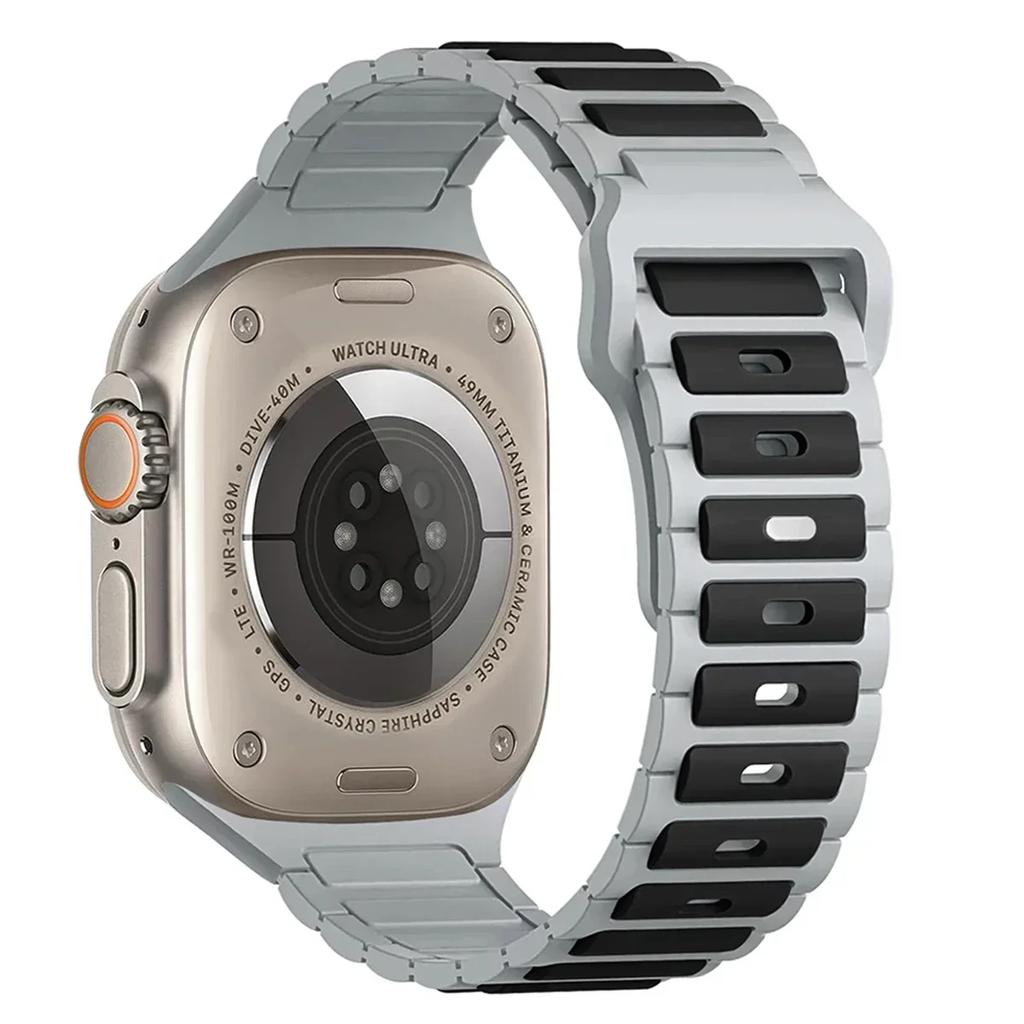 Силиконовый ремешок для Apple Watch 10, 46 мм, 45 мм, 44 мм, 49 мм, 42 мм, 40 мм, 38 мм, браслет для iWatch Series 9, 8, 7, 6, 5, SE Ultra, 2 ремешка.