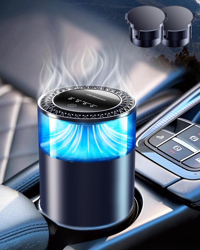 2025 AI Горный пейзаж Автомобильный ароматизатор для автомобиля, 2 вида натуральных