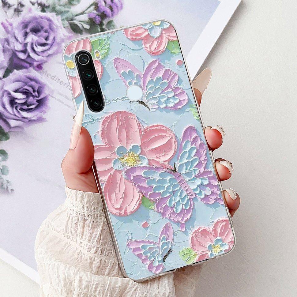 6.3" Silicone Case For Xiaomi Redmi Note 8 Soft TPU Cute Patterned Cover Case For Redmi Note 8  Note8 Protective Shell Bumper