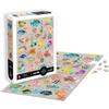 Puzzle - SENTOSPHERE - Calypto - 500 pieces - Poissons exotiques - Toucher soyeux - Des 8 ans
