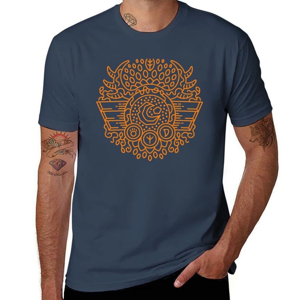 Druid Class Crest (color) TShirt Big and Tall Short Sleeve Tee
