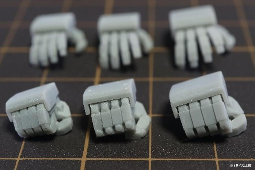 Idola Solid Square Scale Plastic Model IDOLA07 Hand, Finger, Small, 1/144 Parts, (Robot)