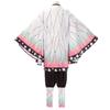 Anime Demon Slayer Kimetsu No Yaiba Cosplay Costume Kimono Kochou Shinobu Suit Uniforms Costumes Wig Child Adult Party Gift