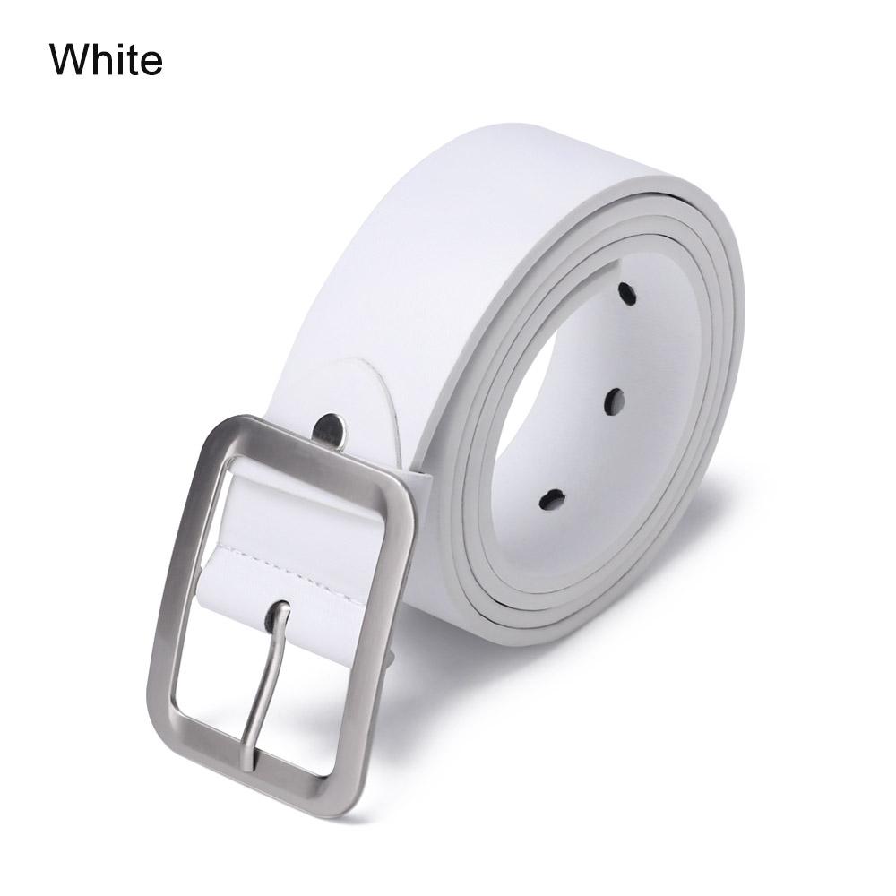 High-Quality Waist Strap Belts Waist Belts Leather Dress Belt Casual Waistband Square Pin Buckle