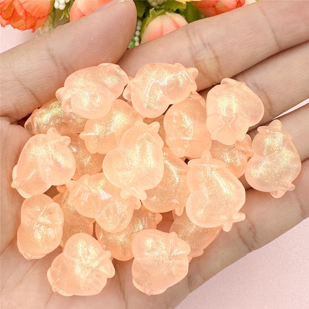 DIY Материал ручной работы 14,2*20,3 мм с отверстием 50 шт. Ювелирные аксессуары в форме сердца Подвески Креативное акриловое ожерелье Браслет-распорка Свободные бусины