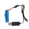 3.7V 500mAh литиевая батарея имитация RC лодка игрушки батарея USB кабель для зарядки аксессуары RC лодка