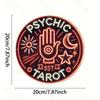 Psychic Tarot Neon Sign, Round Metal Wall Art. Durable Aluminum Decor for Home. Ideal Gift for LR, Bar, Cafe, Outdoor Settings.