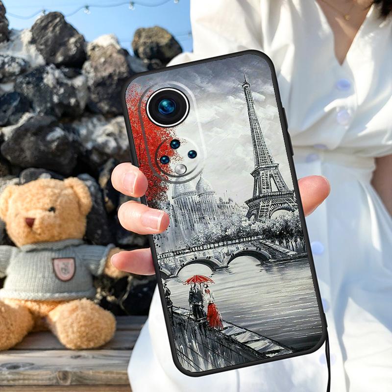 Чехол для телефона Paris Eiffel Tower France для Honor 90 Lite 50 70 Magic 5 6 Pro X6 X7 X8 X9 X6a X7a X8a X9a X9b X8b