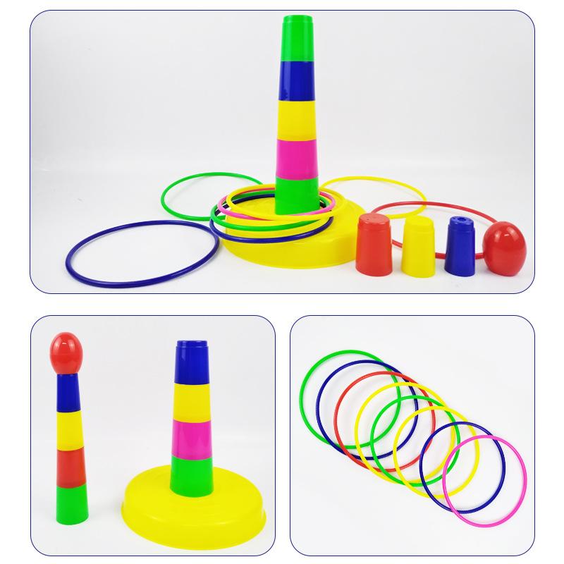 Fcl Take Goods Throwing Rings Tower Indoor And Outdoor Leisure Competition Kindergarten Games Children'S Toys Outdoor