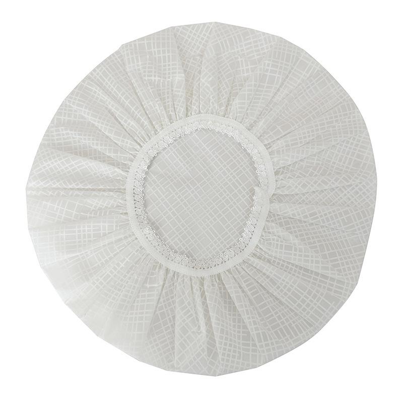 Reusable Waterproof Elastic Shower Cap for Women - Spa & Salon Hair Protection