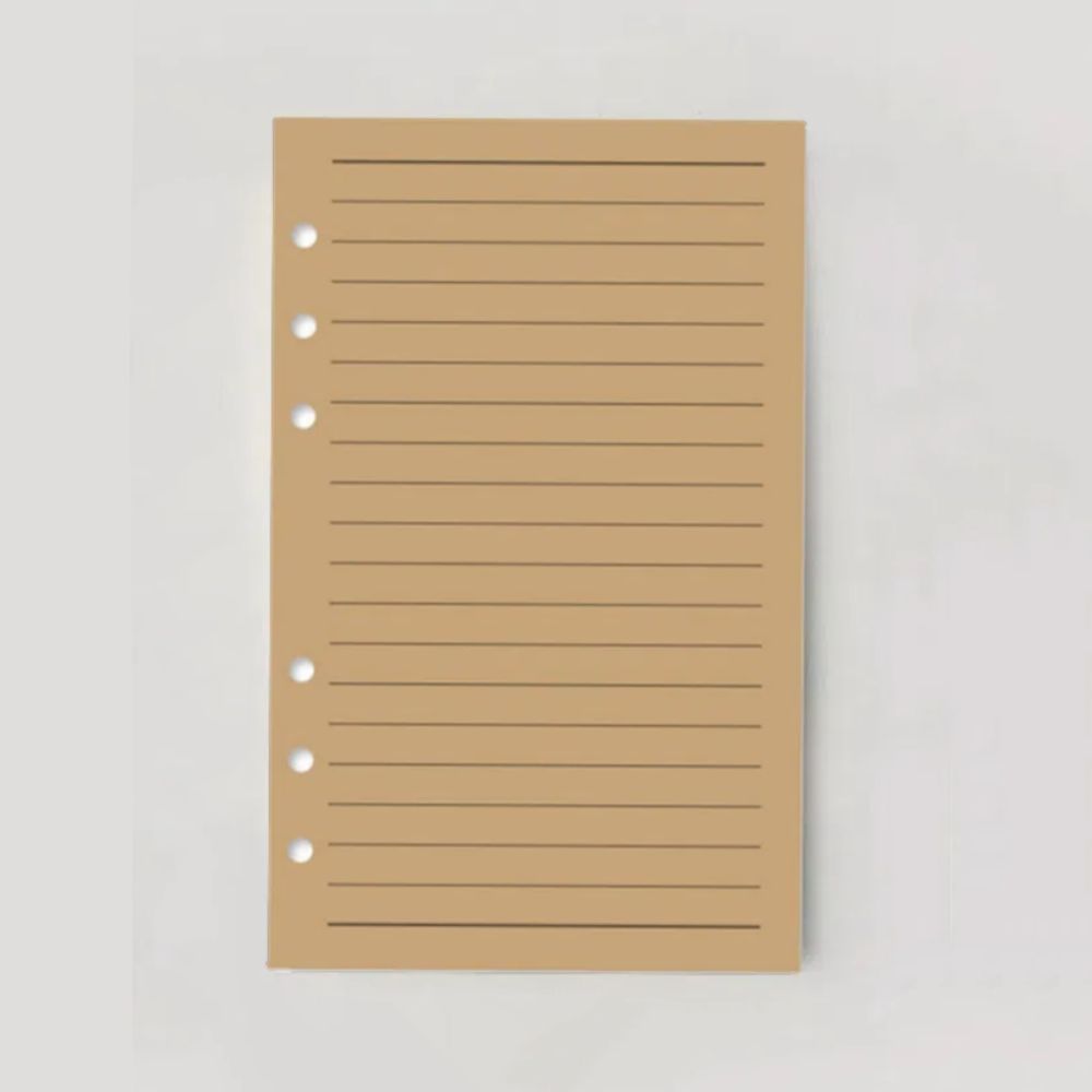 6 отверстий A5 A6 A7 сменная бумага с отрывными листами 80 листов тетрадь индекс внутренняя страница дети ученики подарки