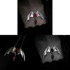 Gothic Bat Pendant Necklace For Women With Titanium Steel Chain And Vintage Style