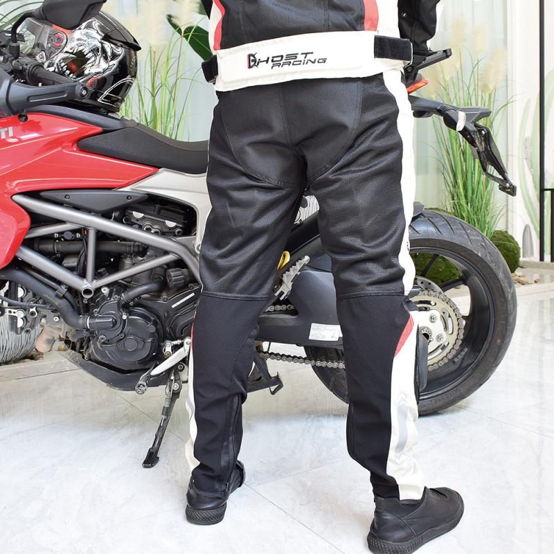 Mens Motorcycle Riding Jacket Pants Set Protective Gear Anti-Fall Breathable Nylon Racing Suit Street Sport Touring