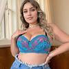 Новые брендовые сексуальные кружевные бюстгальтеры для женщин, бюстгальтер Push Up, сексуальный, толстый, MM, большой размер, бюстгальтер на косточках, интимное женское нижнее белье, бюстгальтер, женское нижнее белье