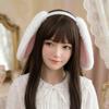 Soft Bunny Ears Headband Lop-eared Plush Headwear Elegant Easter Rabbit Hair Hoop  Events