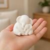 3D Printed Sitting Elephant Figurine Minimalist Warm Elephant Ornament  Mother's Day Gifts