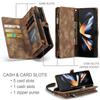 Anti-Shock Leather Cell Phone Case for Samsung Galaxy Z Fold 4 Fold5 Fold4 Fold 5 Zfold4 Zfold5 Full Body Card Slot Cover