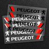 2026 Hot Car Sticker Fashion Door Handle Reflective Stickers Vinyl Decoration For Peugeot 308 408 508 RCZ 208 3008 2008 206 207 