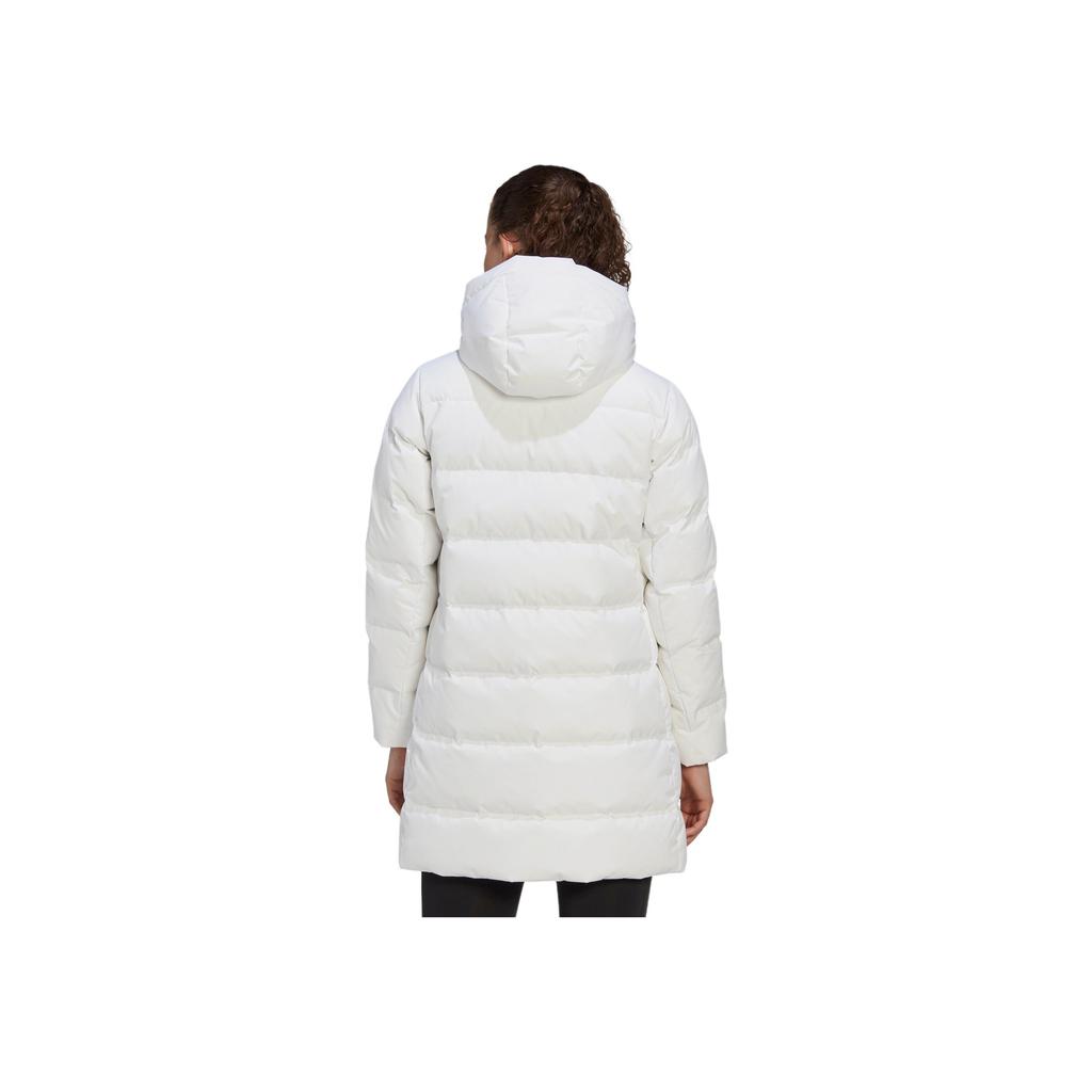Adidas W Mid Down Coat Outdoor Sports Hooded Down Jacket Winter Women Coats White GE9992