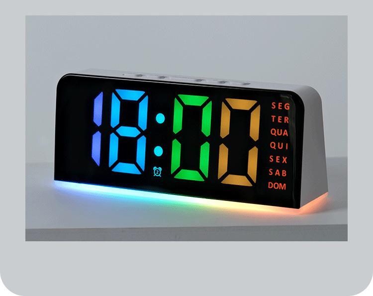 Многофункциональный RGB ночник-будильник - Модель GH0739R