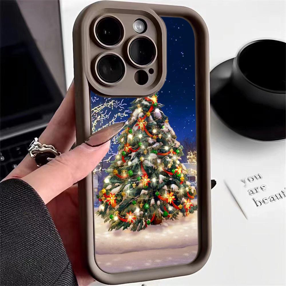 Мягкий чехол Sky Eye Ladder для Xiaomi 14T Redmi 13c 14c Note 12 13 Pro Все модели Xiaomi Redmi Чехлы для телефонов NY38 Новый год Веселая рождественская елка