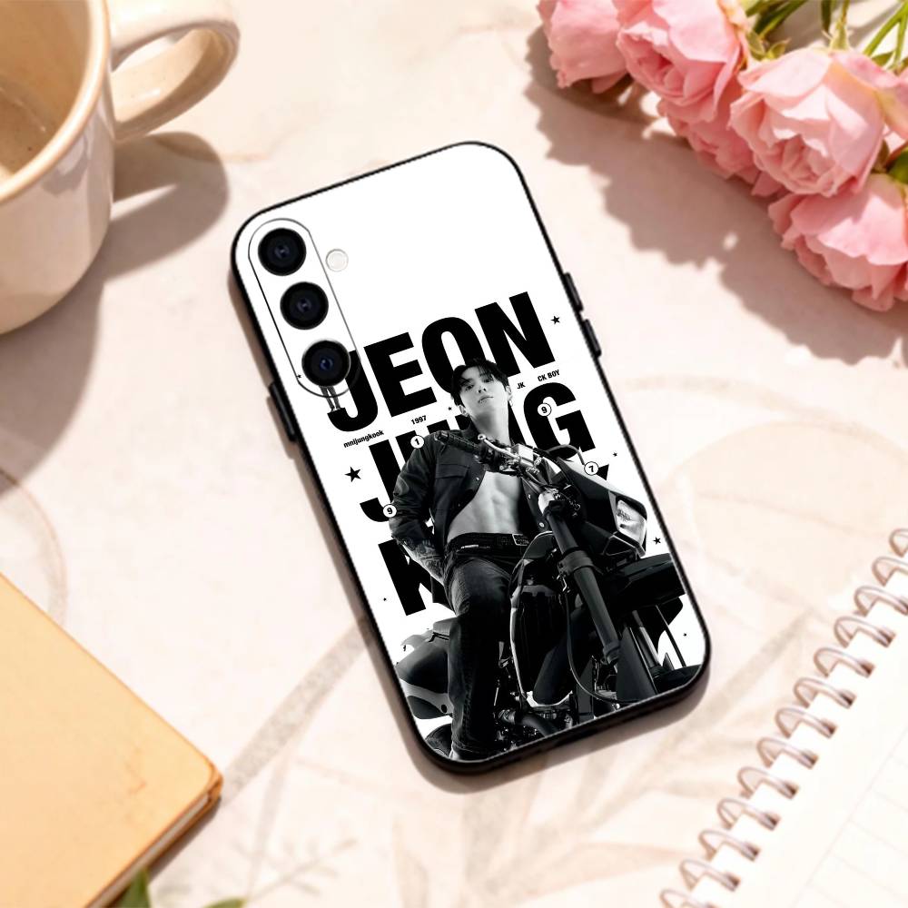 Крутой K-Kpop J-JungkookS Чехол для телефона Для Samsung Galaxy A73,A72,A71,A70,A53,A52,A51,Другие Мягкий Черный Корпус